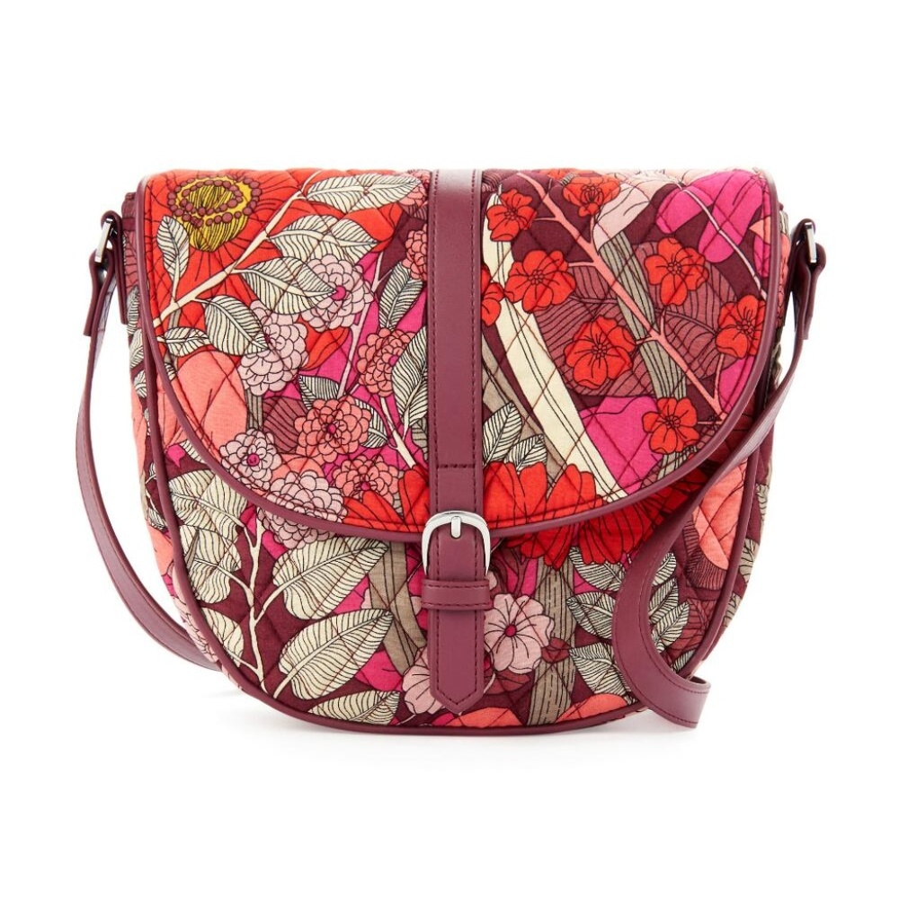NWT Vera Bradley Slim Saddle Bohemian Bag